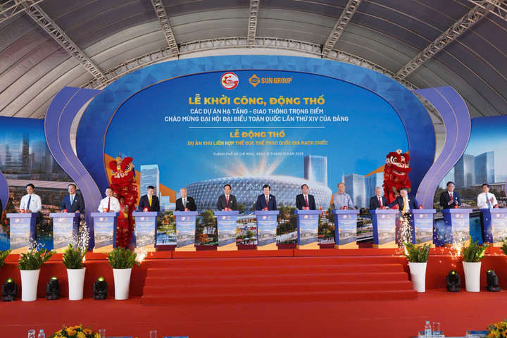 Sau 30 năm chờ đợi, Khu thể thao Rạch Chiếc được khởi công sáng nay 15/1.