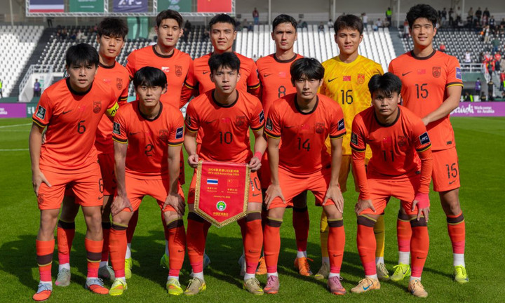 U23 Trung Quốc vượt qua vòng bảng giải U23 châu Á 2026 dù chỉ ghi 1 bàn.