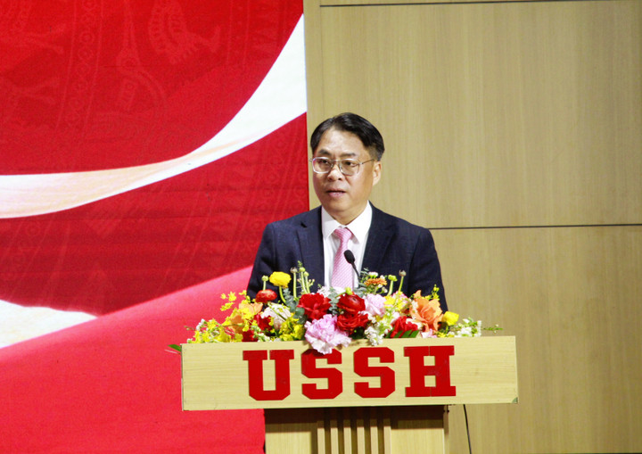 Ông Phan Thăng An, Bí thư Tỉnh ủy Cao Bằng, phát biểu.