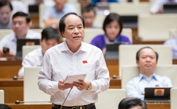 Đại biểu Quốc hội Trương Xuân Cừ (đoàn TP. Hà Nội). (Ảnh: Quốc hội)