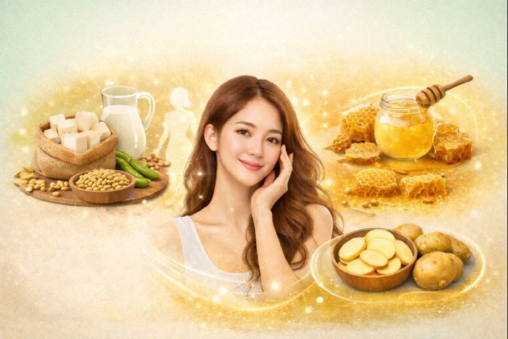 Bộ ba thực phẩm '1 trắng, 2 vàng' giúp phụ nữ trẻ, đẹp nhưng ít người biết