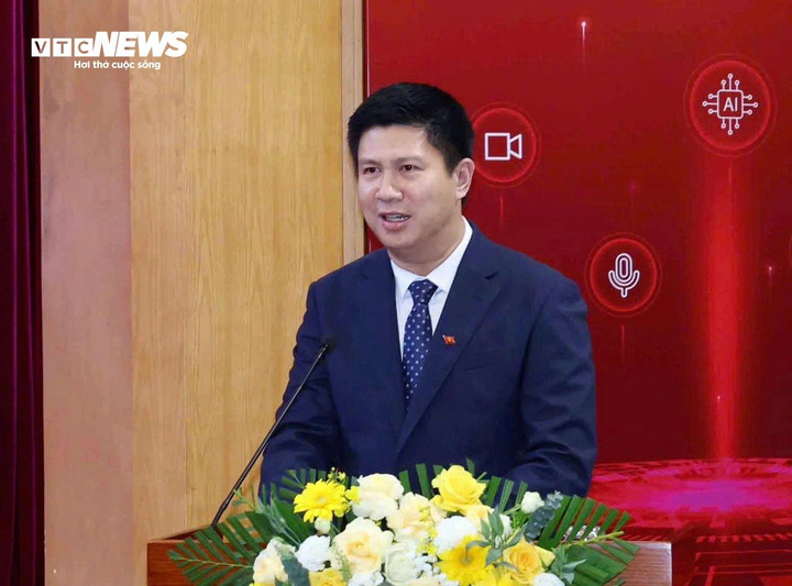 Chánh Văn phòng Ban Tuyên giáo và Dân vận Trung ương Nguyễn Quế Lâm tại buổi lễ.