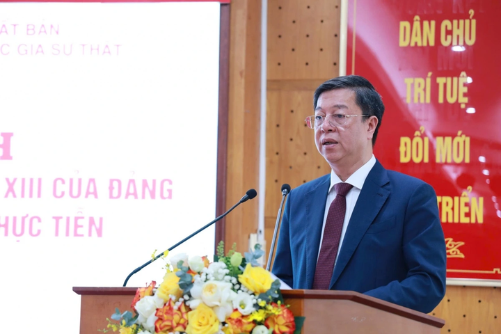 PGS.TS. Vũ Trọng Lâm, Giám đốc - Tổng Biên tập NXB Chính trị quốc gia Sự thật chia sẻ về quá trình biên soạn cũng như nội dung cuốn sách.