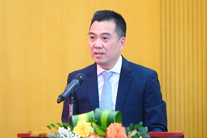 Tân Thứ trưởng Bộ Nông nghiệp và Môi trường Đặng Ngọc Điệp. (Ảnh: Tùng Đinh)