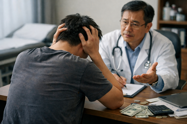 Áp lực tài chính khiến nhiều người trẻ phải tìm đến bác sĩ tâm lý.