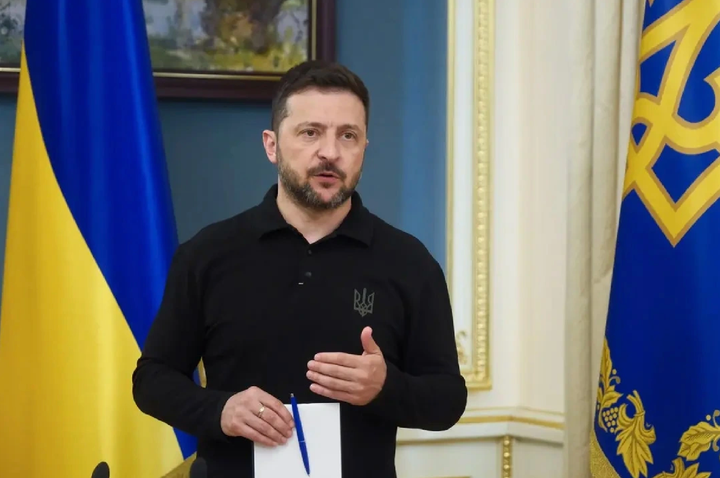 Tổng thống Ukraine Volodymyr Zelensky. (Ảnh: Getty)