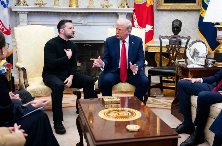 Tổng thống Ukraine Volodymyr Zelensky và Tổng thống Mỹ Donald Trump. (Ảnh: NYT Times)