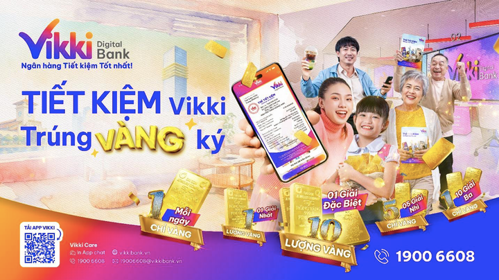 Tại Vikki, mỗi khoản gửi đều sinh lời an toàn, minh bạch và tiện lợi - mỗi ngày đều là cơ hội trúng vàng.