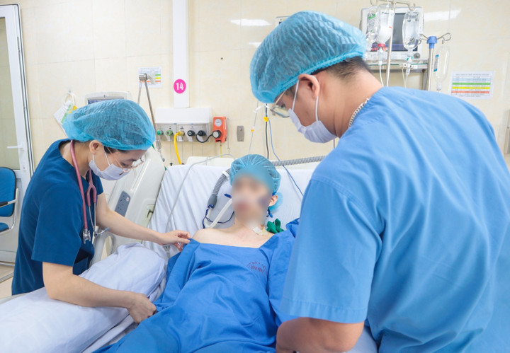 Bệnh viện E cứu sống nam thanh niên bị ngừng tim lúc tập gym. (Ảnh: Thanh Xuân)