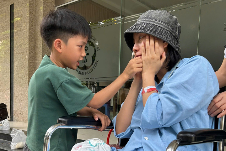 Sau thời gian điều trị tích cực, chị được xuất viện. (Ảnh: NVCC)