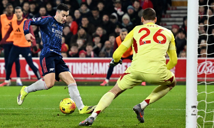 Arsenal bỏ lỡ nhiều cơ hội trong trận đấu với Nottingham Forest. (Ảnh: Reuters)