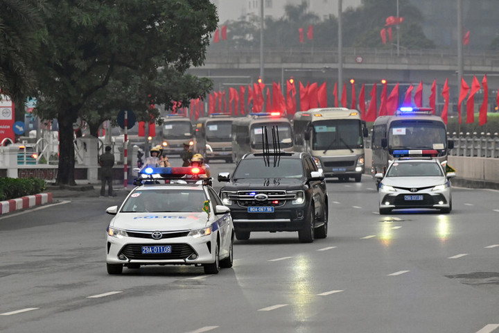 Các công tác đảm bảo an ninh trật tự, an toàn giao thông được Công an Hà Nội thực hiện hiệu quả, đảm bảo thời gian.