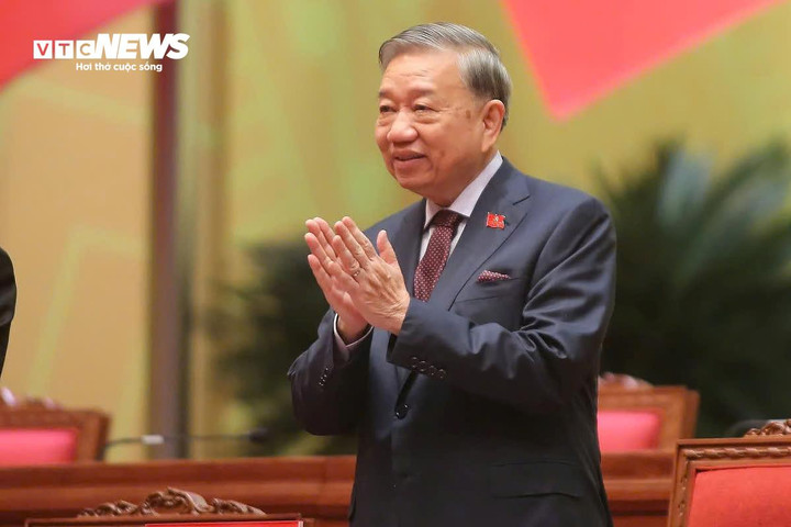 Tổng Bí thư Tô Lâm tại phiên trù bị Đại hội XIV của Đảng. (Ảnh: Duy Thành)