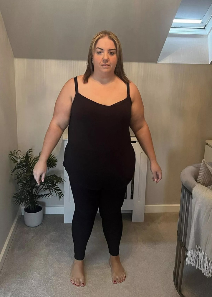 Laura trong hành trình giảm cân.