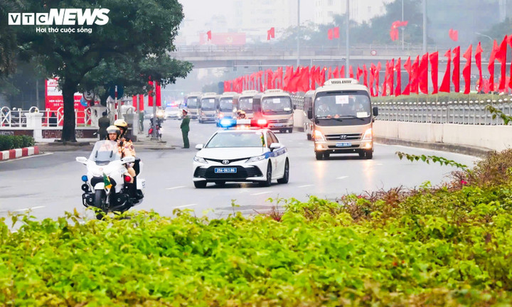 Công an TP Hà Nội điều chỉnh phương án cấm đường phục vụ Đại hội XIV của Đảng.