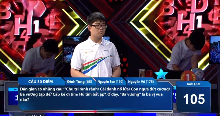 Câu đố dân gian khiến thí sinh Olympia phải suy nghĩ căng não.