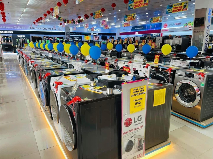 Phân khúc máy giặt 11 đến 14kg trở thành động lực chính thúc đẩy sự bứt phá về doanh số của máy giặt LG.