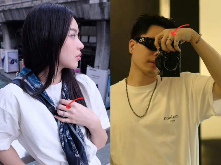 Trịnh Thăng Binh và Thanh Thuỷ sở hữu khá nhiều món đồ thời trang giống nhau.