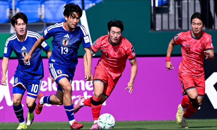 U23 Nhật Bản đấu với U23 Hàn Quốc ở bán kết giải U23 châu Á 2026.