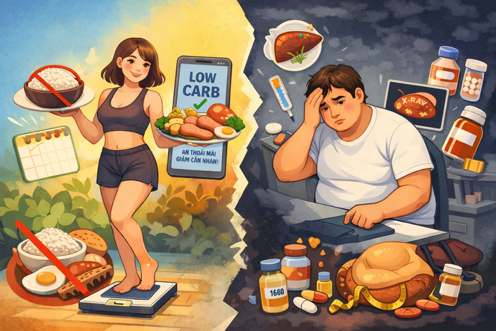 Cần hiểu và thực hiện đúng về low carb để không mang bệnh vào người.