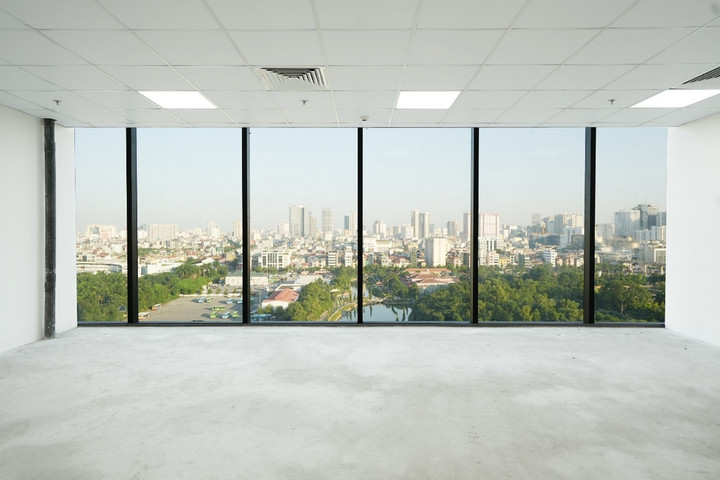 Mặt sàn văn phòng tại ROX Tower Goldmark City.