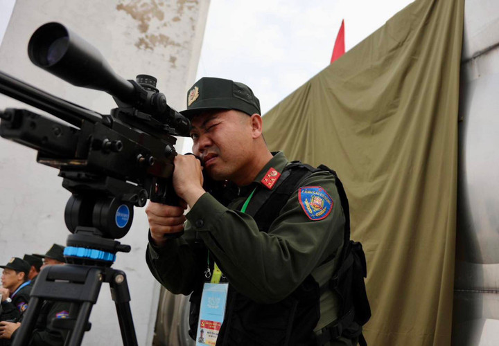 Cán bộ, chiến sĩ Cảnh sát cơ động luôn ở trạng thái sẵn sàng cao. (Ảnh: Bộ Công an)