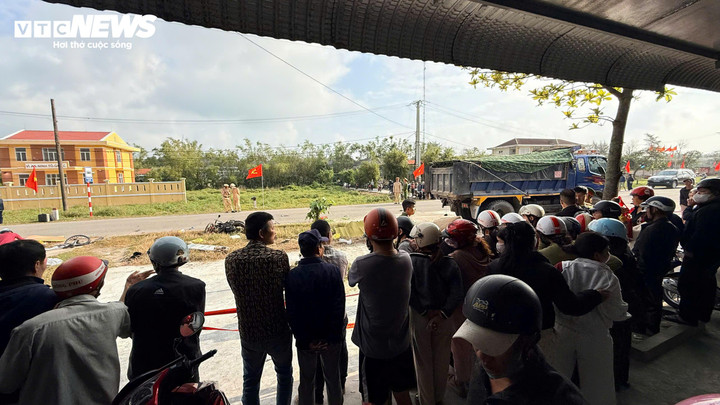 Hiện trường vụ tai nạn.