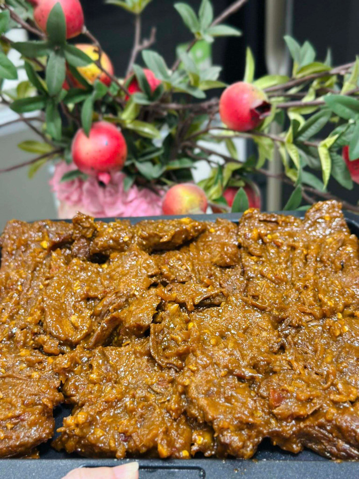 Cách làm khô bò nguyên miếng ăn Tết siêu đơn giản - 6