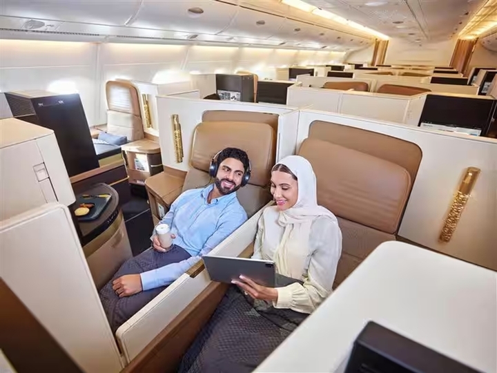 Etihad Airways giành nhiều giải thưởng lớn trong năm 2025. (Ảnh: Etihad Airways)