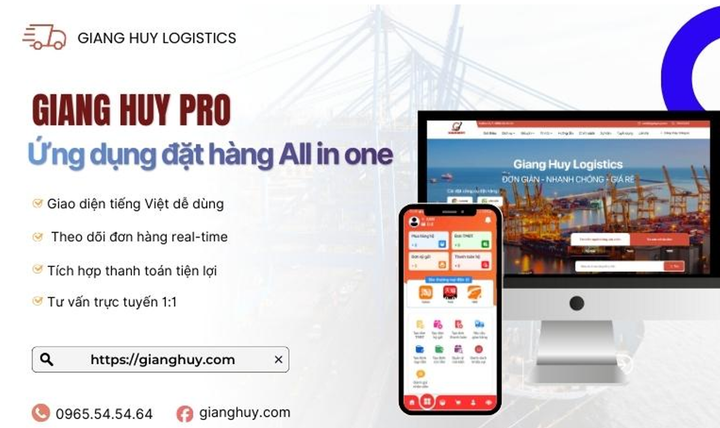 Giang Huy Pro - Ứng dụng mua hàng Trung Quốc “All in one”.