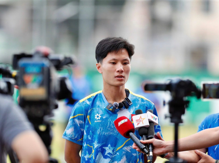Tiền vệ Quốc Cường cho biết điều tiếc nuối lớn nhất là không vào được chung kết. (Nguồn: VFF)