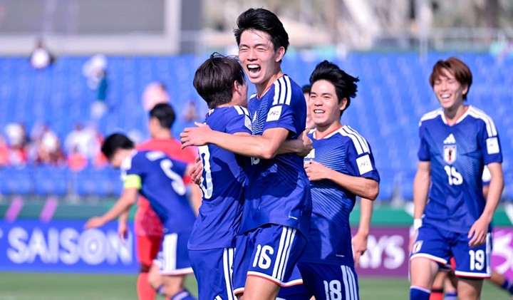 U23 Nhật Bản dễ dàng đánh bại Trung Quốc.