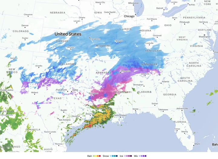 Rất hiếm khi các cơn bão tuyết mùa đông lại kết hợp tuyết dày, băng giá và cái lạnh khắc nghiệt trên một khu vực rộng lớn đến như vậy.