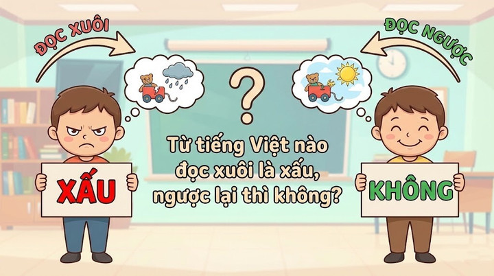 Từ Tiếng Việt nào đọc xuôi là xấu, ngược lại thì không? (Ảnh minh họa)