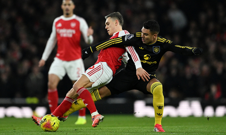 Arsenal bế tắc trước Man Utd. (Ảnh: Reuters)