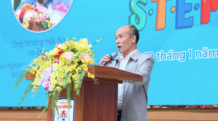 Ông Hoàng Hải Sơn, Viện trưởng Viện Nghiên cứu Thiết kế Trường học, Bộ Giáo dục và Đào tạo.