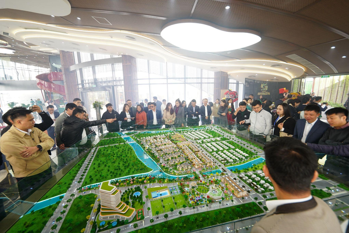 Sa bàn The Sensia tái hiện sống động bức tranh khu đô thị The Sensia.