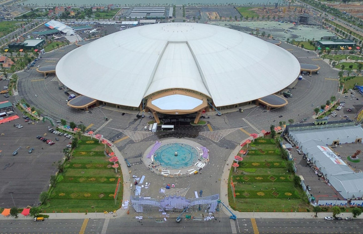 Hội chợ Mùa Xuân diễn ra từ ngày 2- 13/2/2026 tại Trung tâm Triển lãm Việt Nam (VEC), xã Đông Anh, Hà Nội. (Ảnh: TTXVN).