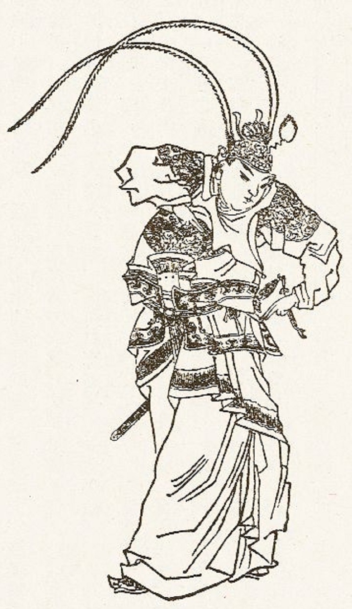 Minh họa Chu Du cho tiểu thuyết Tam quốc diễn nghĩa xuất bản thời nhà Thanh