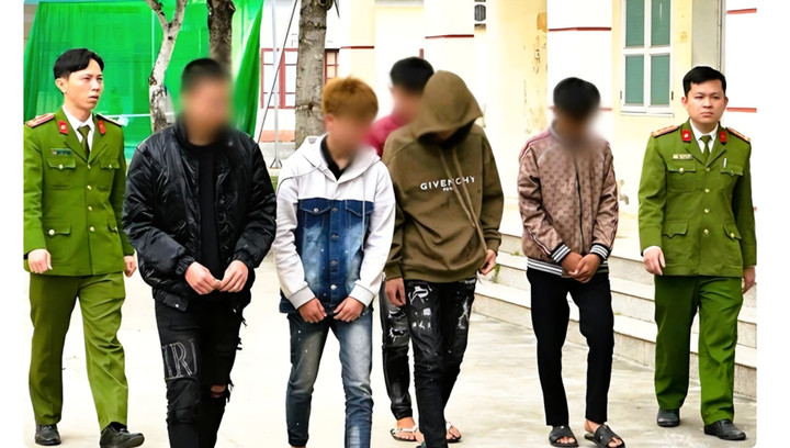 Nhóm thanh, thiếu niên gây ra hàng loạt vụ trộm cắp tiền công đức trên địa bàn nhiều tỉnh. Ảnh: Công an tỉnh Thanh Hóa
