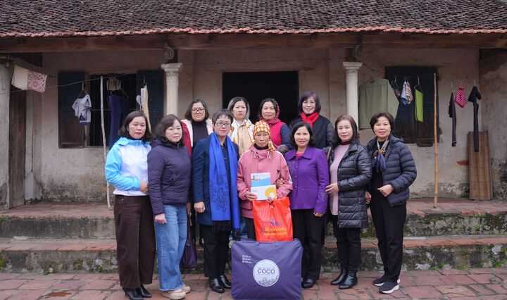 Chị Vũ Thị Hà là một trong những hội viên phụ nữ có hoàn cảnh đặc biệt khó khăn ở xã Đa Phúc.