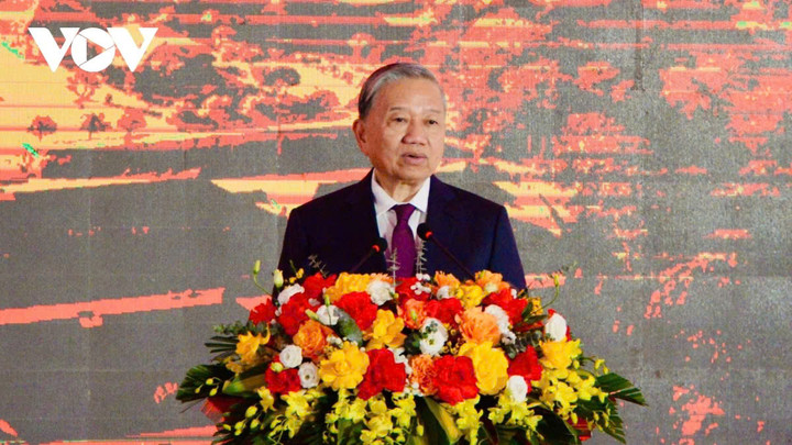 Tổng Bí thư Tô Lâm phát lệnh khởi công xây dựng Trường Phổ thông nội trú Tiểu học và Trung học cơ sở Trường Hà, tỉnh Cao Bằng.