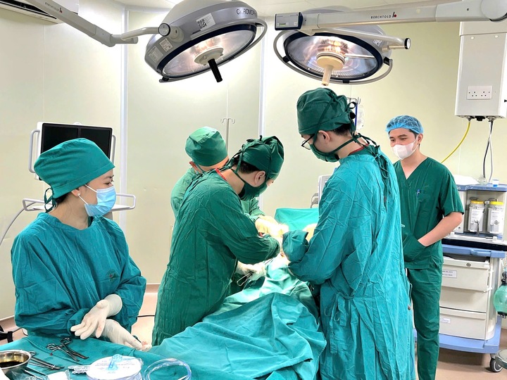 Ca mổ diễn ra trong 40 phút.