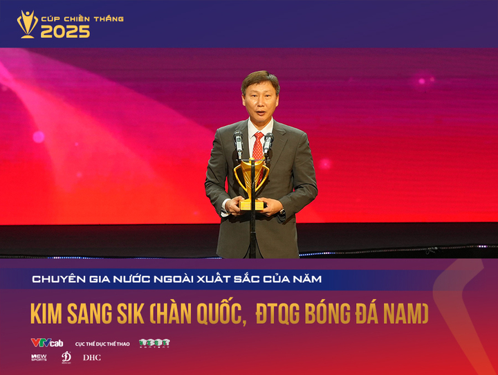 HLV Kim Sang Sik có một năm thành công rực rỡ cùng bóng đá Việt Nam.