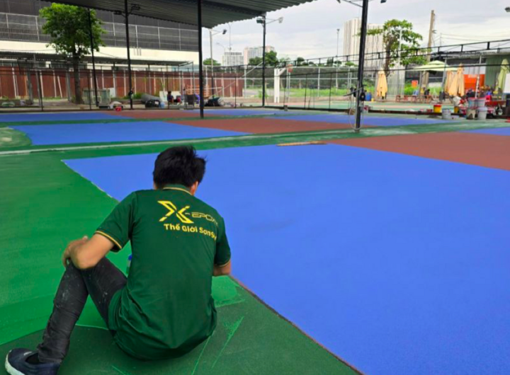 X-Epoxy – Đơn vị thi công sơn sân cầu lông uy tín tại TP.HCM được nhiều khách hàng tin chọn.