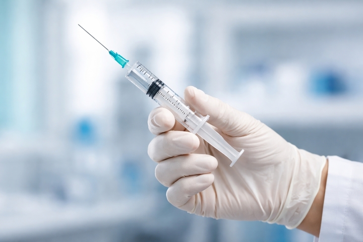 Tiêm filler là kỹ thuật thẩm mỹ đưa chất làm đầy (filler), thường là axit hyaluronic (HA) vào dưới da. (Ảnh minh hoạ)