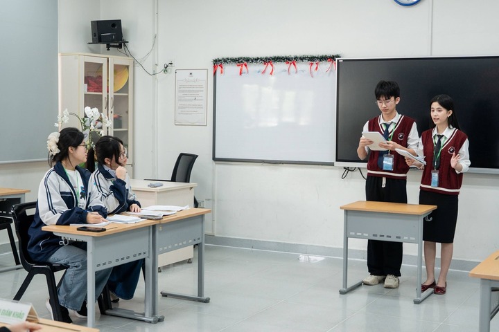 Dù không thuận lợi về khoảng cách địa lý, Tiến Minh và Duy Đan vẫn giữ được kết nối và thấu hiểu để có sự phối hợp ăn ý trong hành trình chinh phục cuộc thi Tiếng nói Xanh. (Ảnh: BTC)