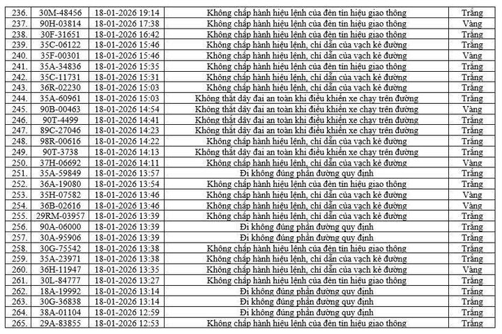Camera AI phát hiện 416 phương tiện vi phạm tại Ninh Bình chỉ trong một tuần - 10