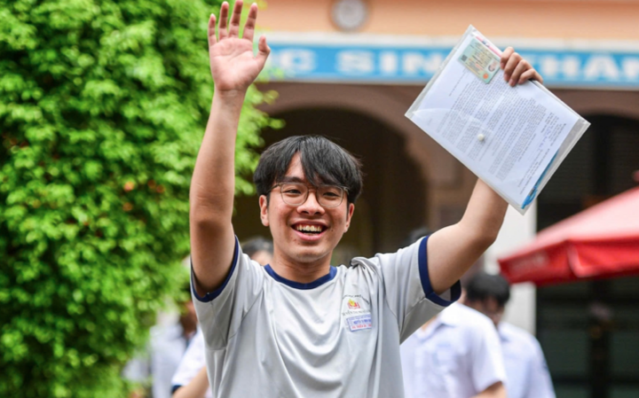 Một thí sinh dự thi tốt nghiệp THPT. (Ảnh: Nguyễn Huế)