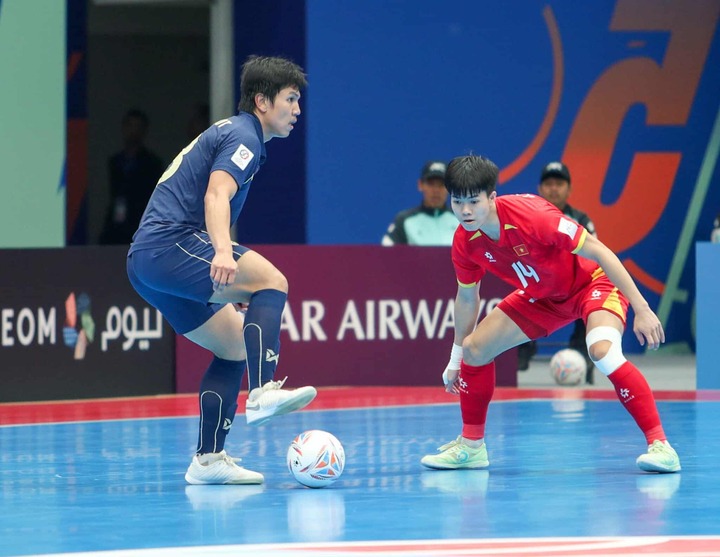 Đội tuyển futsal Việt Nam đấu với Thái Lan.